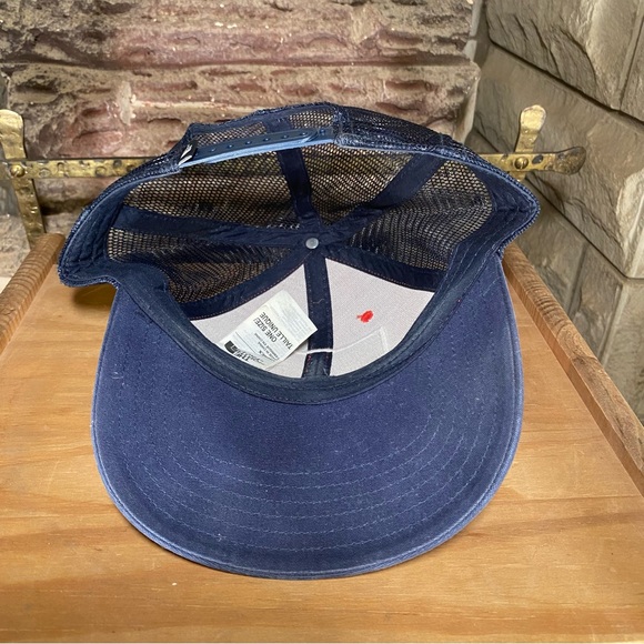 The North Face Mudder Trucker Hat Red/ Navy One Size Adjustable - Picture 6 of 8